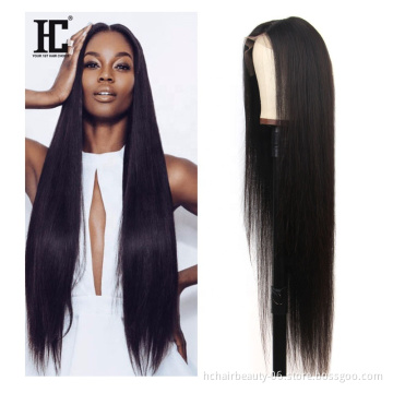 Supplies Wholesale Sale Front Lace Transparent HD Brazilian 100% Human Hair Wigs with Baby Hair for Black Women